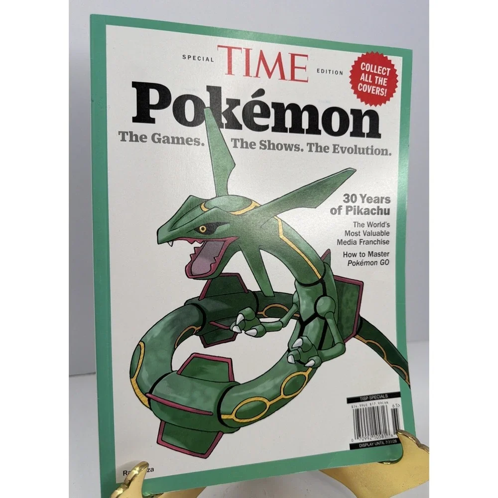 2026 Time Magazine POKEMON SPECIAL EDITION Rayquaza Pokémon EVOLUTION 30 Years
